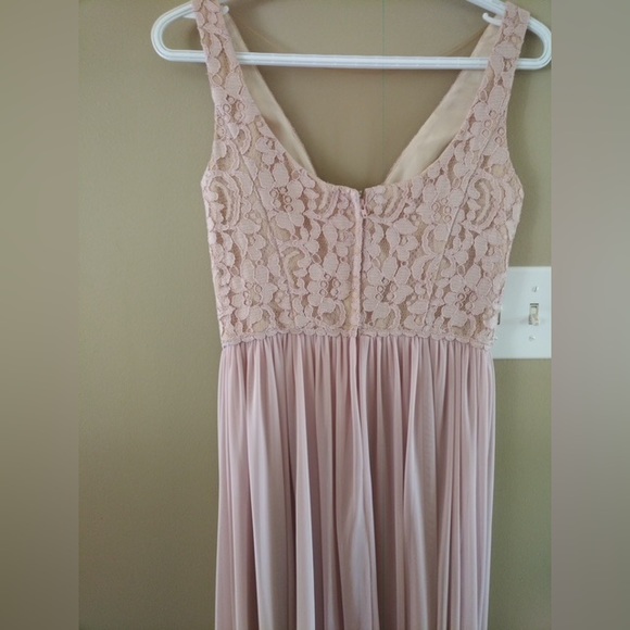 Pink Lace Formal Dress - Picture 2 of 4